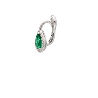 Vicenza - Piazzetta Palladio 2 - Orecchini Crivelli Donna SMERALDO in Oro bianco Smeraldo 1.91 Ct 372-3842-MOD - 372-3842-MOD